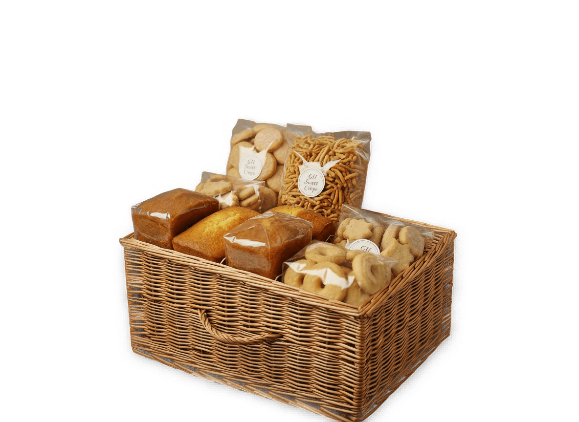 Humber filled with delicious cake loaves and chips