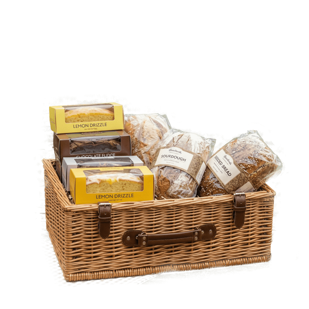 Humber filled with delicious cake loaves and chips